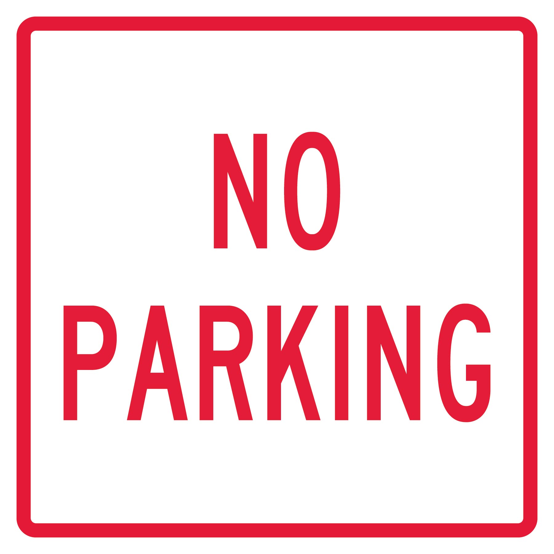 No Parking
